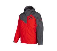Klim Kompound Giacca per motoslitta, grigio-rosso, taglia S