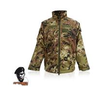 GIACCA SOFT SHELL IMPERMEABILE MILITARE VEGETATA ITALIANA ESERCITO ITALIANO