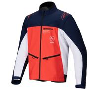 Giacca Softshell Alpinestars Lite Dura Softshell Blu-Arancio-Bianco M