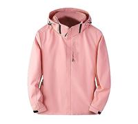Giacca Softshell Da Donna Antivento Antistrappo Leggero Giacca a Vento Resistente Alle Rughe Con Cappuccio a Vento Giubbino Leggero Antivento Da Portare Con Sé In Viaggio Per Campeggio Trekking