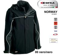Giacca Softshell da lavoro COFRA NORWAY 350 g/m² contro il vento con cappuccio