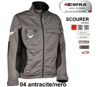 Giacca Softshell da lavoro COFRA SCOURER 300 g/m² elasticizzato contro il vento+