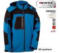 Giacca Softshell da lavoro COFRA SWEDEN 320 g/m² contro il vento con cappuccio +