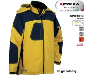 Giacca Softshell da lavoro COFRA SWEDEN 320 g/m² contro il vento con cappuccio +