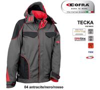 Giacca Softshell da lavoro COFRA TECKA 300 g/m² contro il vento con cappuccio +