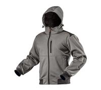 Giacca softshell da lavoro con cappuccio rimovibile, taglia S
