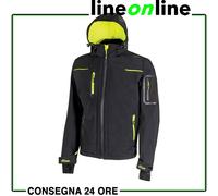 GIUBBINO GIACCA DA LAVORO INVERNALE SOFTSHELL e U-TEX IMPERMEABILE SPACE UPOWER