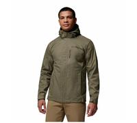 Columbia Pouring Adventure 3 Giacca da uomo, impermeabile, verde pietra, XL