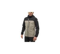 Giacca softshell da uomo millet seneca shield hoodie beige nero