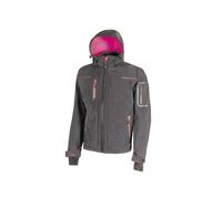 Giacca Softshell donna Space Lady - taglia L - grigio/fucsia - U-Power