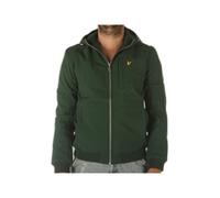 Lyle & Scott Giacca Softshell foderata in pile, verde oliva, Verde scuro, XS