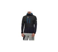 Giacca softshell millet parmelan hybrid hoodie nero uomo