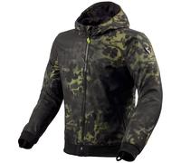 Giacca softshell Revit Saros WB nero-verde scuro 3XL