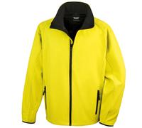 Giacca Softshell Uomo Result Impermeabile Zip Tasche Antivento Centro Classica