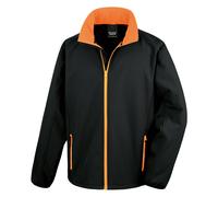 Giacca Softshell Uomo Result Impermeabile Zip Tasche Antivento Centro Classica