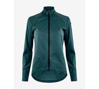 Giacca sottile a vento Assos Uma GT Shell S11 verde atlantico donna - XL