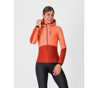 Giacca sottile a vento Castelli Fly Unltd arancione donna - S