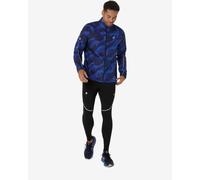 ASICS Giacca sportiva 'ROAD LITE-SHOW' blu / nero Uomo ASICS L blu / nero