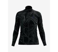 Giacca sottile Compressport Hurricane Windproof nero viola donna - S