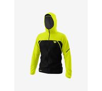 Giacca sottile con cappuccio Dynafit Alpine 3L nero giallo brillante - M