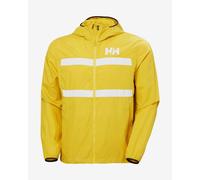 Giacca sottile con cappuccio Helly Hansen Salt Striped Wind gialla - M