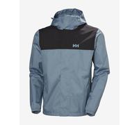Giacca sottile con cappuccio Helly Hansen Vancouver Rain azzurro chiaro - XL