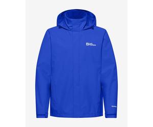 Giacca sottile con cappuccio Jack Wolfskin Trailtime 2L blu elettrico - M