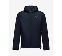 Giacca sottile con cappuccio Salewa Puez Catinaccio 2 TirolWool blu notte - L