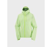 Giacca sottile con cappuccio Salomon Bonatti Pro verde acido donna - S