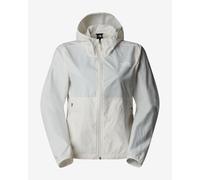 Giacca sottile con cappuccio The North Face Cyclone grigio chiaro bianco donna - S