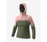 Giacca sottile Dynafit Alpine GORE-TEX verde bosco rosa chiaro donna - XS