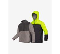 Giacca sottile impermeabile Endura Hummvee 3-In-1 giallo brillante - S
