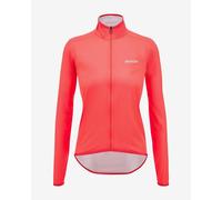 Giacca sottile impermeabile Santini Guard Nimbus rosa granatina donna - Slim Fit - S