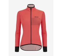 Giacca sottile impermeabile Santini Guard Nimbus rosa nero donna- Sleek fit - XL