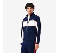 Giacca sportiva con logo Lacoste stampato Blu XXL Tinta unita