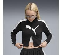 Giacca sportiva cropped FUTURE.PUMA.ARCHIVE T7 da donna, Abbigliamento, Nero/Bianco, S S