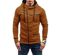 Giacca Sportiva da Me Fashio Casual Giacca con Cappuccio da Me Cappotto Classico per Tutte Le Partite Cappotto da Me Allenamento Ruig All'aperto con Cappuccio, E-Camel, S