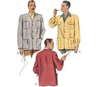 Giacca Sportiva Da Uomo Anni '40 - Petto=38" - 40" (96,5 - 101,6 cm)