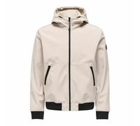 ONLY & SONS Onsbowie Softshell Bomber OTW Giacca softshell da uomo, Rivestimento argento., L