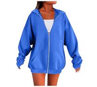 Giacca Sportiva Donna Con Tasca Felpa Con Cerniera Donna Di Grandi Dimensioni Felpa Casual Felpe All'aperto Felpe Con Cappuccio Leggero Cappotto Tinta Unita Cappotti Sportivi Giacca Fitness