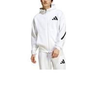 Giacca con cappuccio adidas Z.N.E. New bianco nero - L