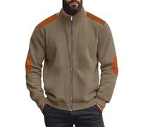 Giacca sportiva sottile da uomo, giacca bomber a corda, giacca da aviatore, giacca leggera con colletto alto, giacca da mezza stagione, giacca da collegio con chiusura lampo, giacca alla moda, per il