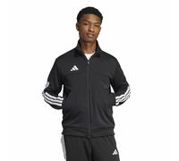 Felpa adidas Tiro Wordmark Full Zip nero puro bianco - M