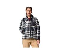 GIACCA STAMPATA IN SHERPA WEST BEND DA DONNA BLACK HARRINGPLAID