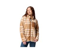 COLUMBIA Giacca di pile funzionale 'West Bend' marrone chiaro / bianco Donna COLUMBIA M marrone chiaro / bianco