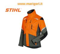 giacca STIHL Functional ERGO Protettiva elastica VERDE arancio ALTA VISIBILITA'