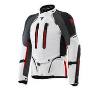 Dainese Super Adventure Absøluteshell, giacca tessile D-Dry 46 male Grigio Chiaro/Grigio/Rosso