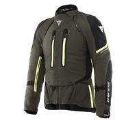 Dainese Super Adventure Absoluteshell 2.0 Giacca tessile da motocicletta impermeabile, verde, taglia 56 per maschi