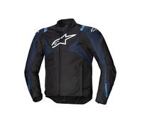Alpinestars T-Jaws V4 impermeabile Giacca tessile moto, nero-blu, taglia L per maschi