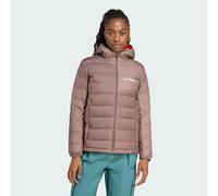 adidas performance - Terrex Multi Climawarm - Piumino leggero con cappuccio color earth strata / marrone trace-Verde S